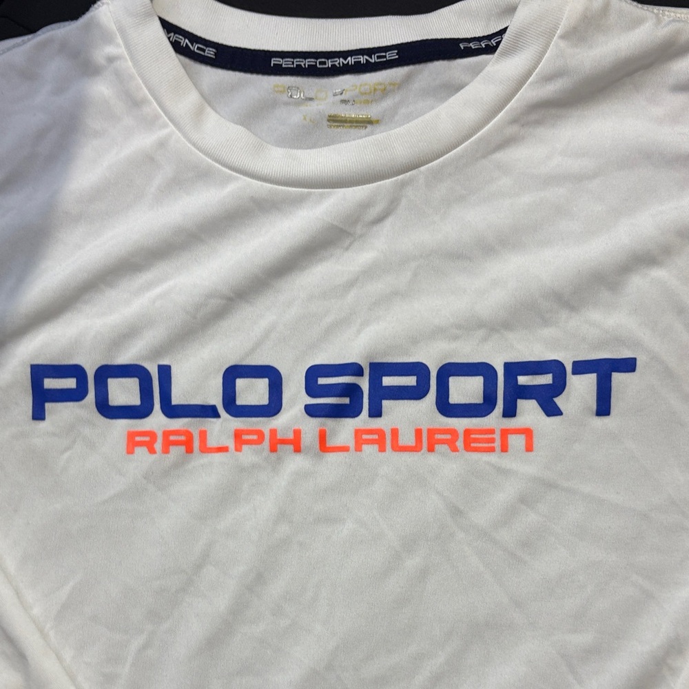 Polo by Ralph Lauren White Long Sleeve Performance Tee shirt - Picture 3 of 10